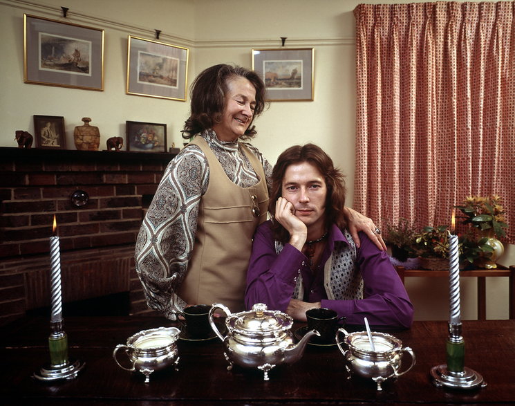 Eric Clapton z babcią Rose (1970)