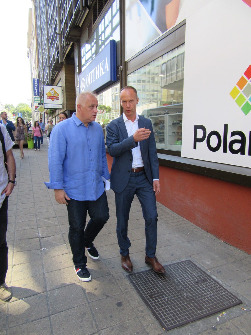 Vesić i Čupković u obilasku radova