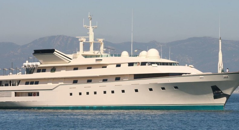 The Nabila yatch once owned by Adnan Khashoggi.