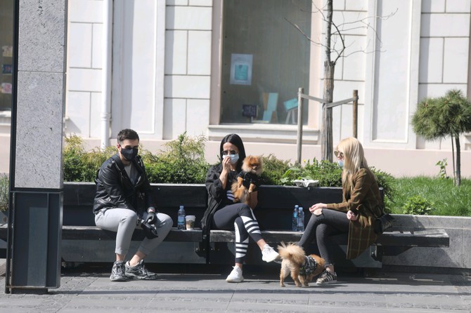 Jučerašnji prizor iz Beograda