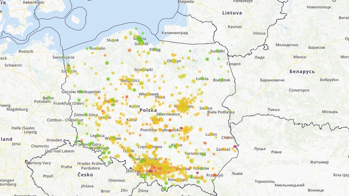 Smog w Polsce - 12 grudnia. Stan, jakość i zanieczyszczenie powietrza