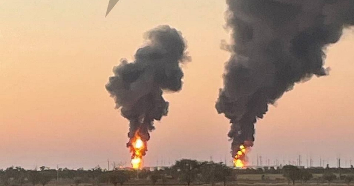 Płonie skład ropy naftowej w Rosji. Ukraińskie drony zaatakowały