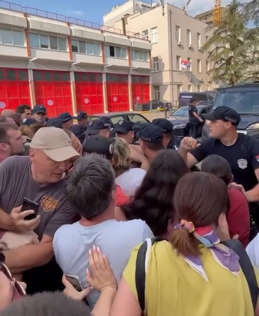 Incidenti ispred PS Voždovac