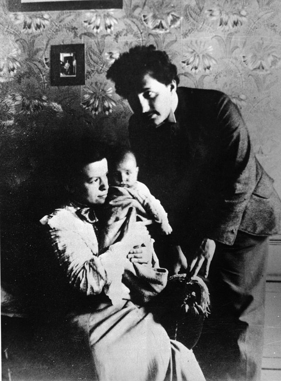Mileva, Albert i ich syn Hans-Albert. Zurych, 1904 r.