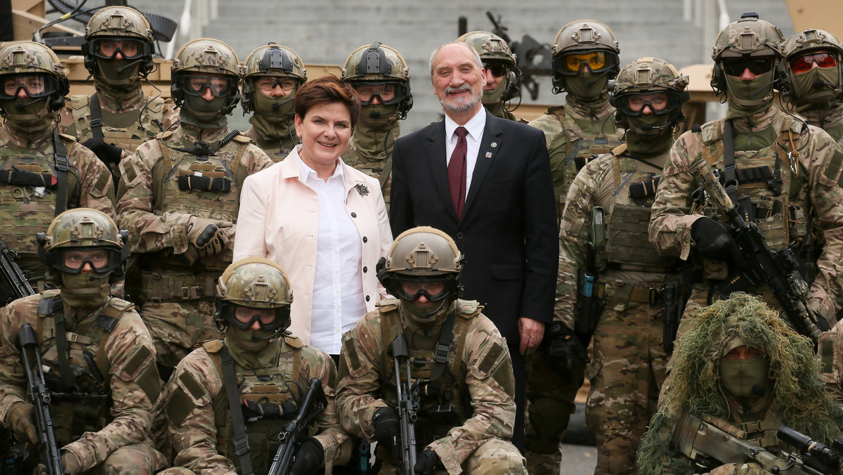 WARSZAWA SZCZYT NATO STADION PGE NARODOWY PRZYGOTOWANIA (Beata Szydło, Antoni Macierewicz)