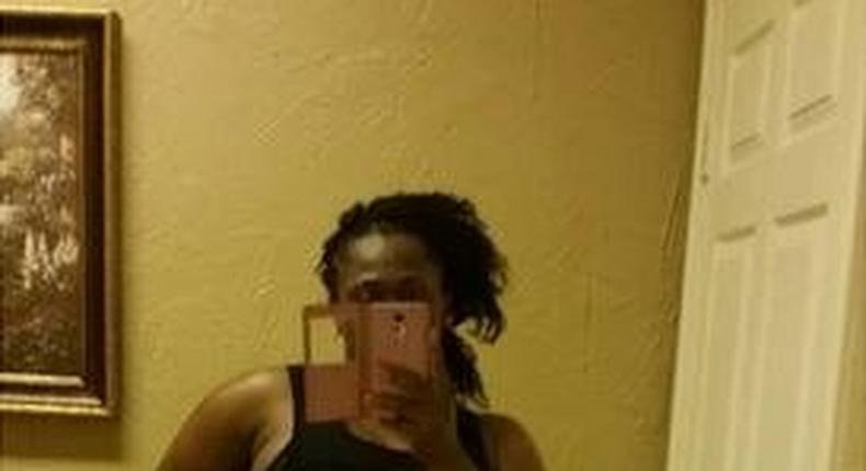 Uche Jombo showing off her post baby body 