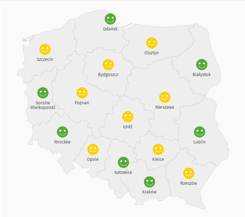 smog Polska 03.03.2020