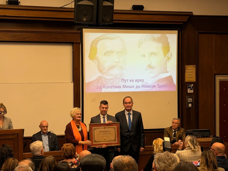 Kardiohirurg ass. dr Bogdan Okiljević dobitnik nagrade "Kapetan Miša Anastasijević"