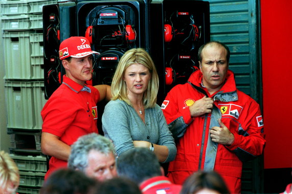 Michael Schumacher i jego żona Corinna