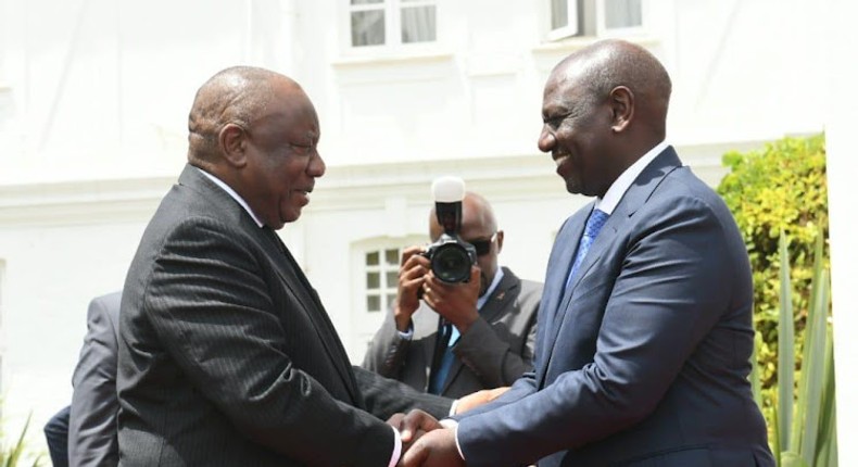 President William Ruto and President Cyril Ramaphosa