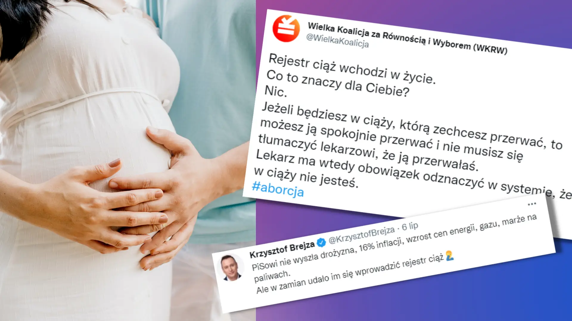 Od dziś "rejestr ciąż" staje się faktem. "W Polsce to kolejny bat na kobiety" — mówi posłanka