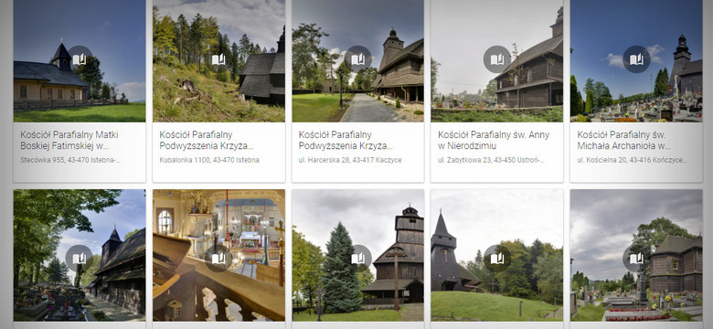 Wirtualne zwiedzanie drewnianych kościołów Śląska Cieszyńskiego