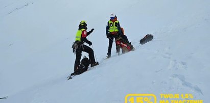 Dramatyczna akcja ratunkowa w polskich Tatrach. Lawina porwała turystę