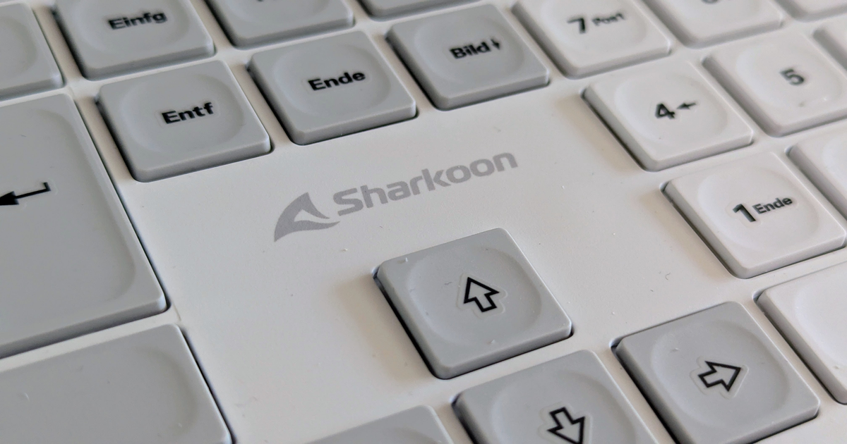 Sharkoon Officepal K30W im Test: Kabellose und leise Tastatur fürs Büro