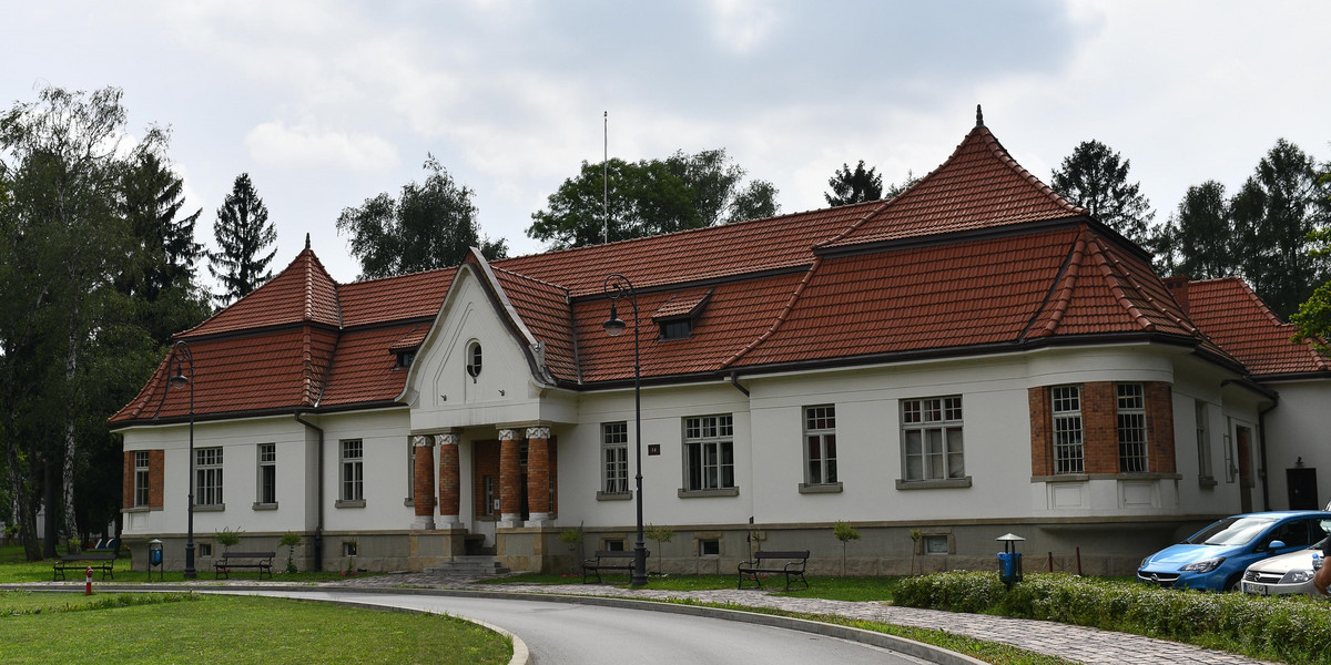 Pożar w szpitalu psychiatrycznym w Krakowie.