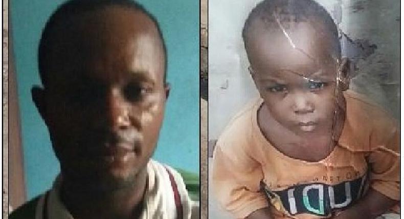 Godwin Onyeisi and his missing daughter, Success