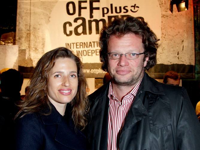 Marcin Meller z siostrą Katarzyną