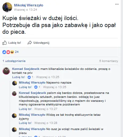 Świeżaki w niecałą dobę stały się ogólnopolskim memem