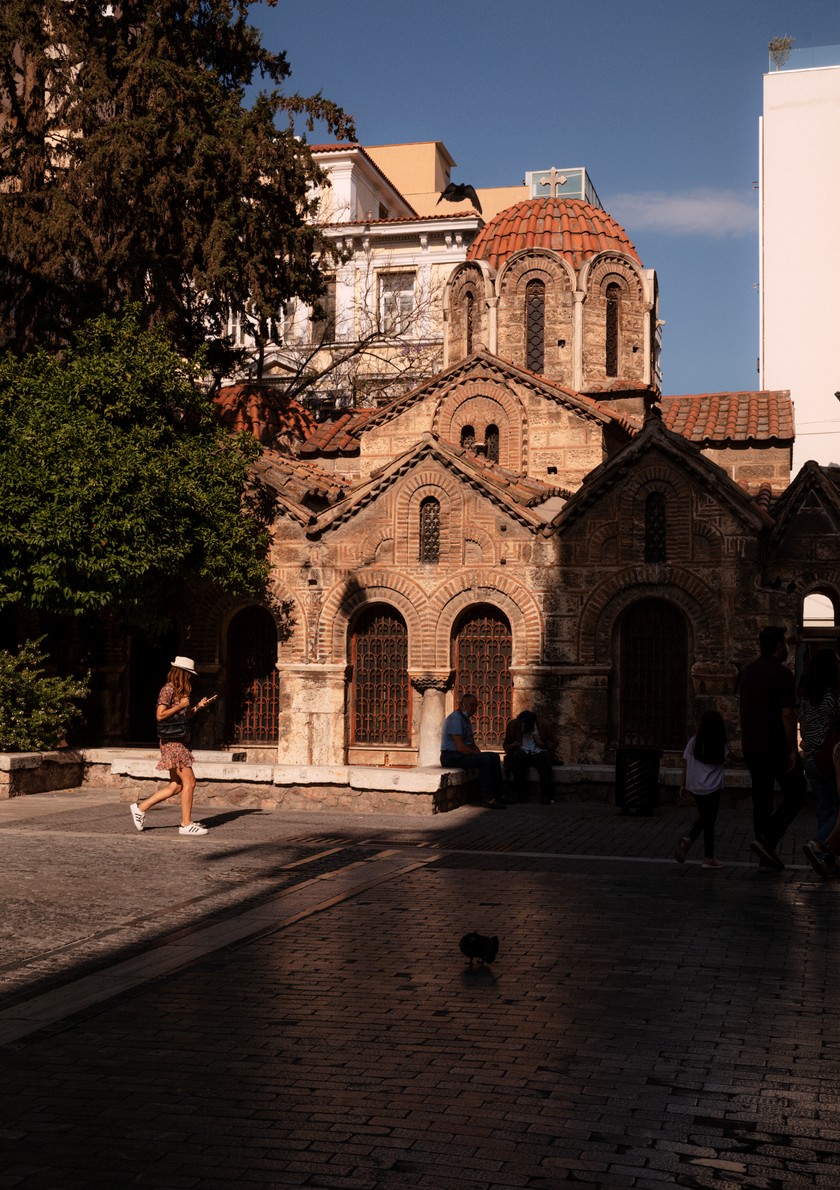 Zeitzeugin: Die Kapnikarea-Kirche in Monastiraki ist eines der ältesten Gotteshäuser der Stadt.