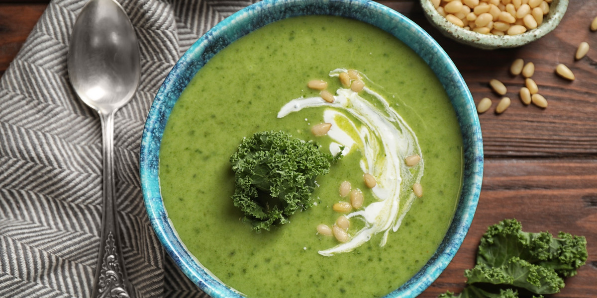 Zielona zupa krem - idealna na lekki posiłek. 