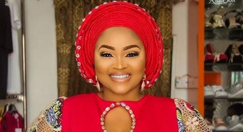 Mercy Aigbe clears the air over relationship with a certain governor [Instagram/MercyAigbe]
