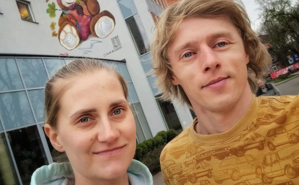 Dawid Kubacki z żoną Martą