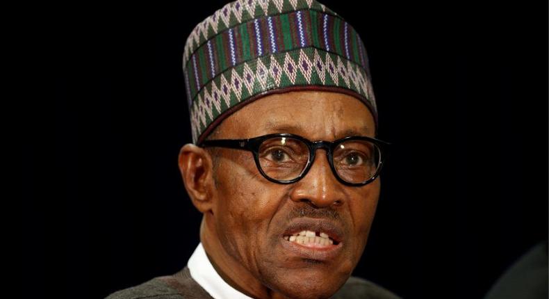 Nigerian President Muhammadu Buhari speaks during his meeting with U.S. President Barack Obama at the United Nations General Assembly September 20, 2016. 