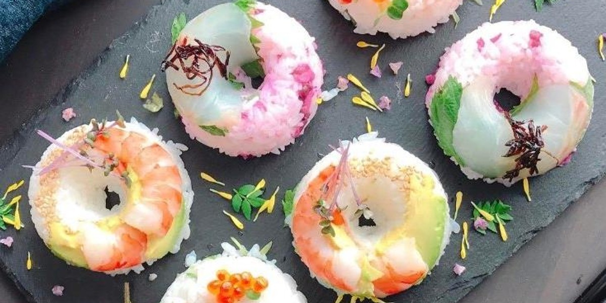 Pączki z sushi