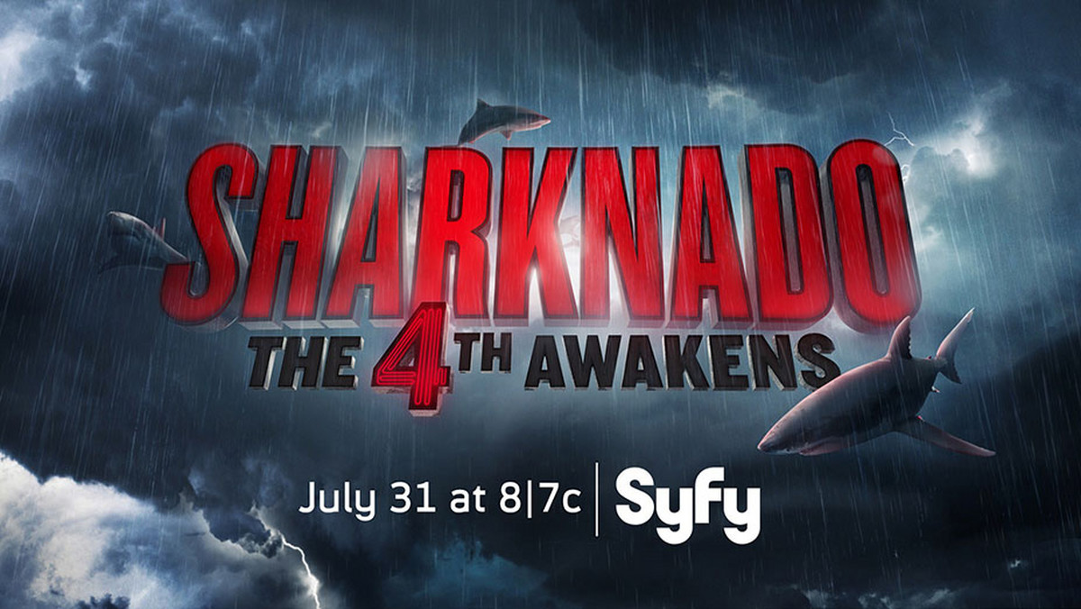Twórcy filmu "Rekinado 4" ujawnili oficjalny tytuł nadchodzącej części. "Sharknado: The 4th Awakens" zadebiutuje w stacji SyFy już 31 lipca.