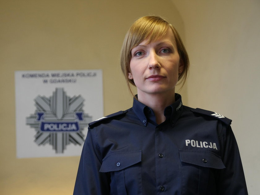 st. asp. Lucyna Rekowska, rzeczniczka policji w Sopocie. 