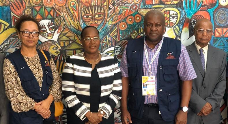 Mahama leads election observers to Mozambique