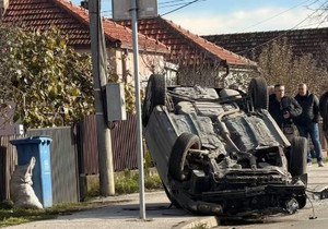 Prevrtanje vozila u Čačku