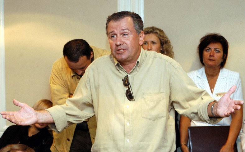 Tomasz Stockinger, jeden z poszkodowanych przez męża Biedrzyńskiej podczas konferencji w 2003 r.