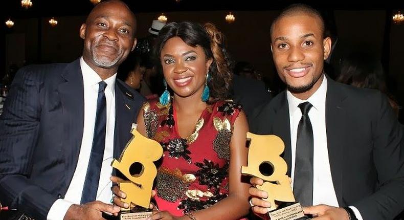 RMD, Omoni Oboli and Alexx Ekubo at 2013 BON awards