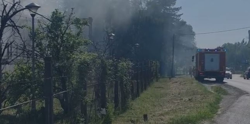 Požar na trafostanici
