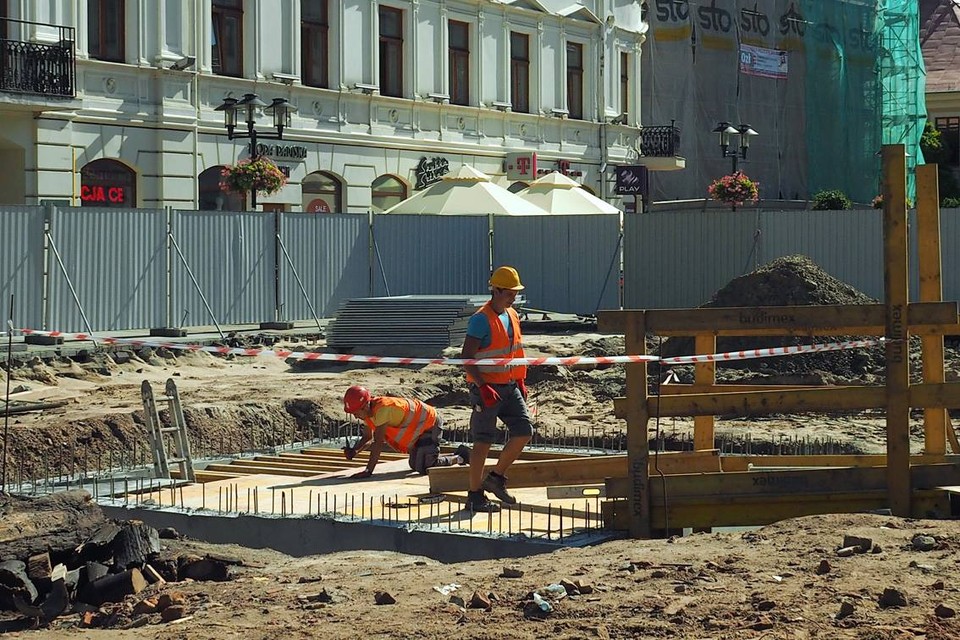 Co nowego na miejscu przebudowy placu Litewskiego?