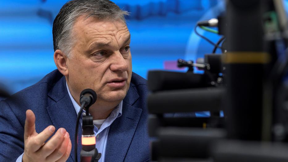 A Kossuth Rádió vendége volt Orbán Viktor / Fotó: MTI / Szigetváry Zsolt