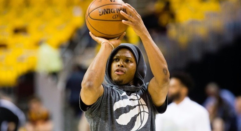 Kyle Lowry of the Toronto Raptors averaged 22.4 points, 7.0 assists and 4.8 rebounds in 60 games this season