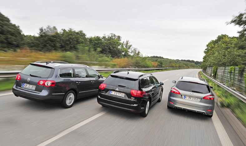 Ford Mondeo kontra Citroen C5 i VW Passat: używane kombi klasy średniej