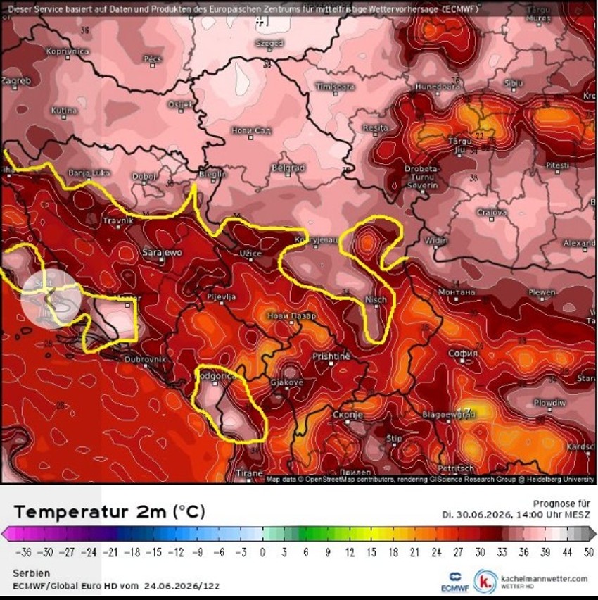 Čubrilo je najavio tropske dane i tropski noći