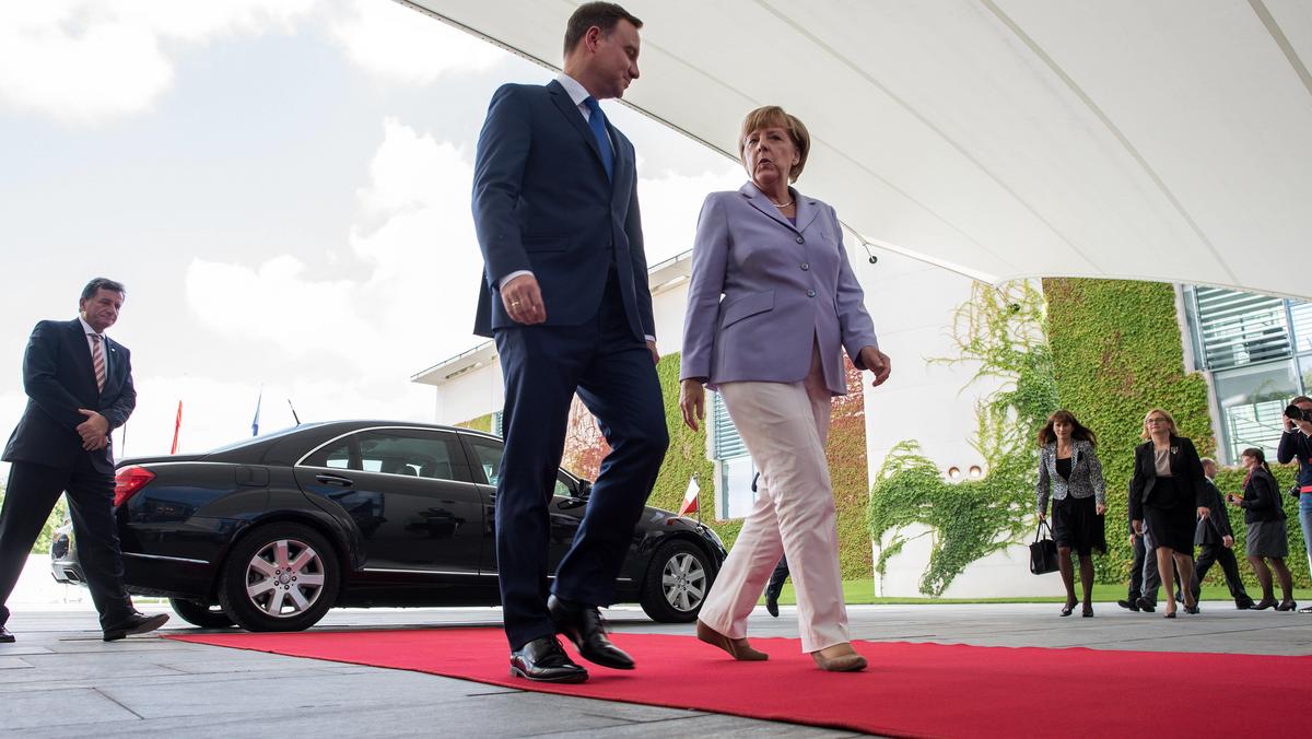 Andrzej Duda Angela Merkel