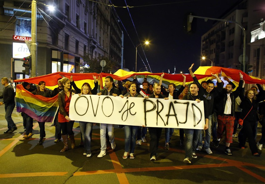 Učesnici šetnje u Beogradu