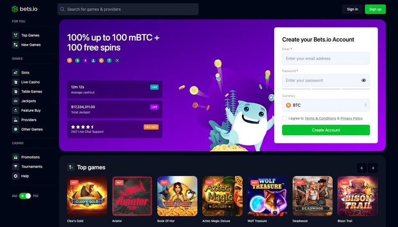 Bets.io Casino