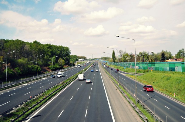 Autostrada A4 - pokazująca swobodę poruszania się, świat bez granic	