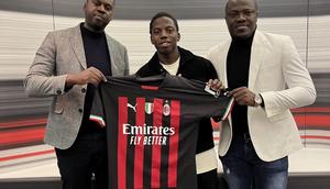 Victor Eletu a Nigerian youngster extends with Italian giants AC Milan until 2025