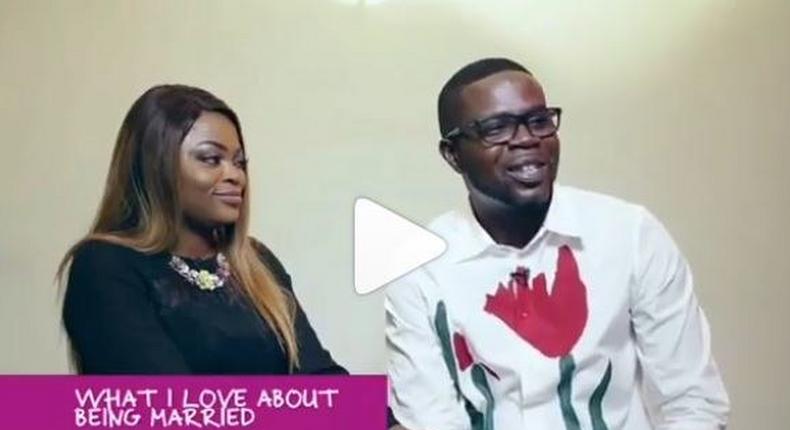 Funke Akindele and JJC Skillz explain what they love most about marriage