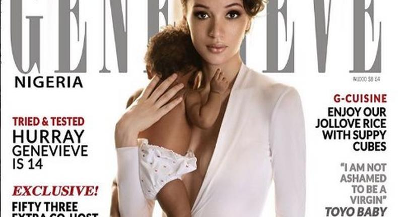 Eku Edewor covers Genevieve Magazine February 2017 issue