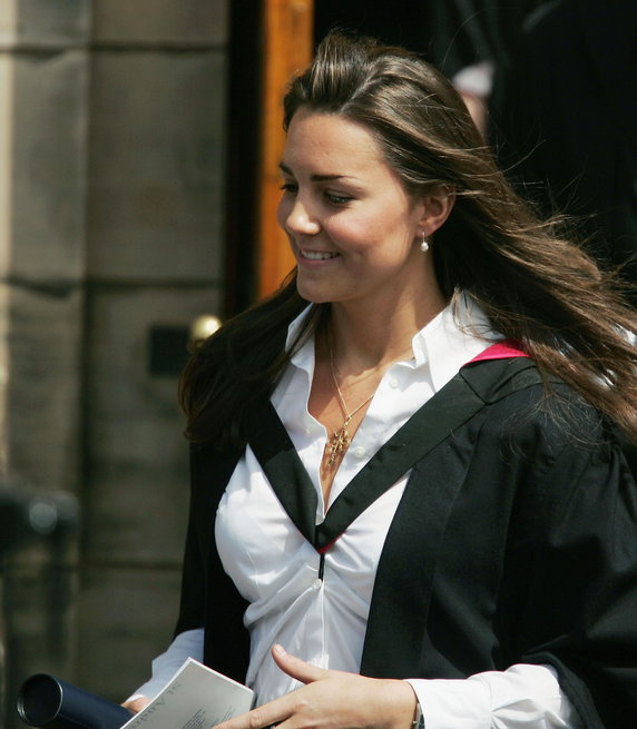 Uroczystość zakończenia studiów Kate Middleton i księcia Williama
