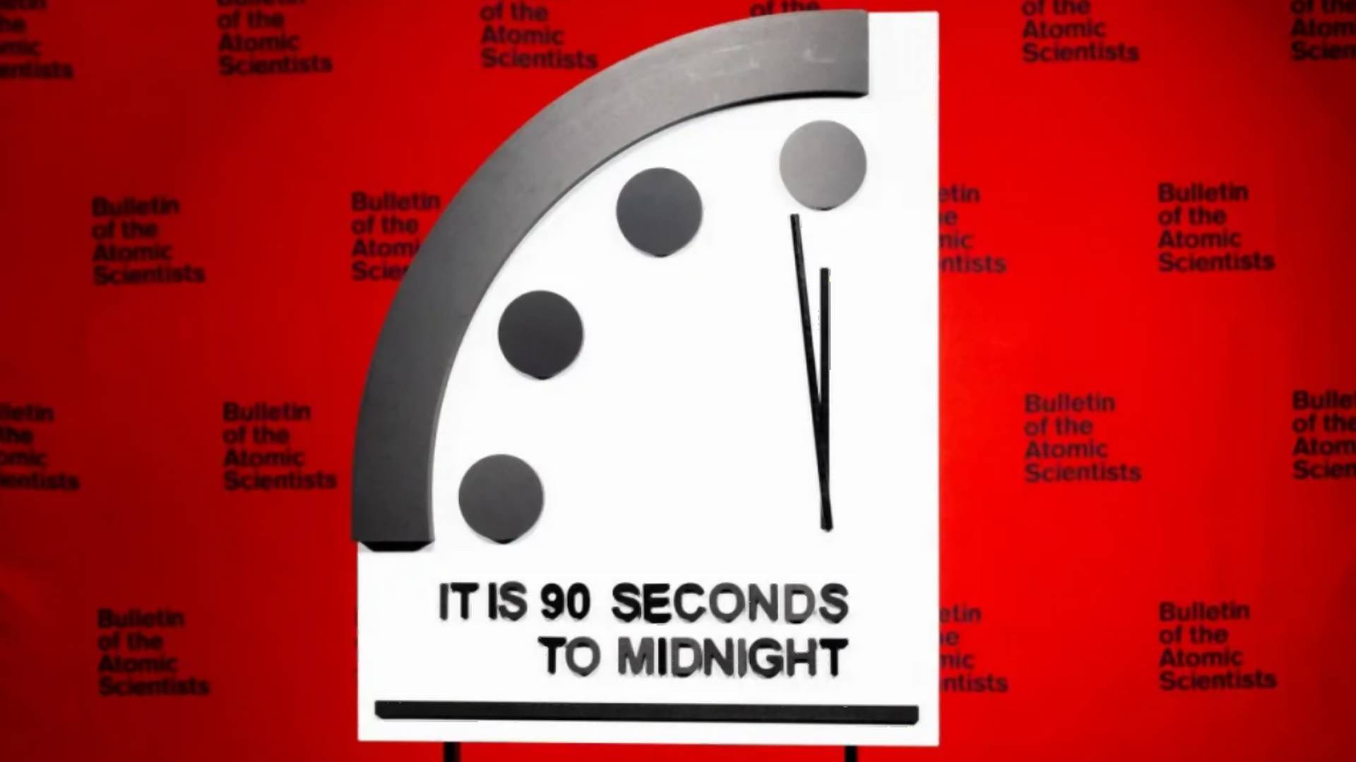 Zegar Zagłady tyka. Ludzkości zostało już tylko 90 sekund 