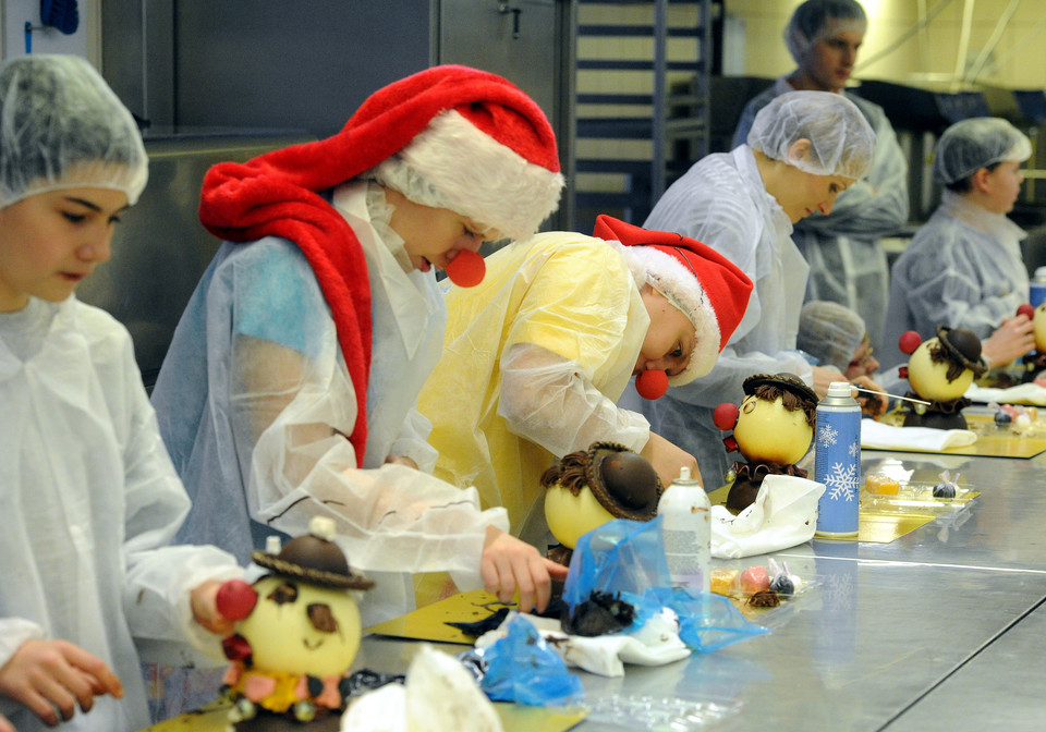 Dziecięce warsztaty w fabryce czekolady